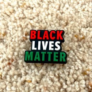 BOGO🥳 ✊🏽 Jibbitz “BLACK LIVES MATTER”